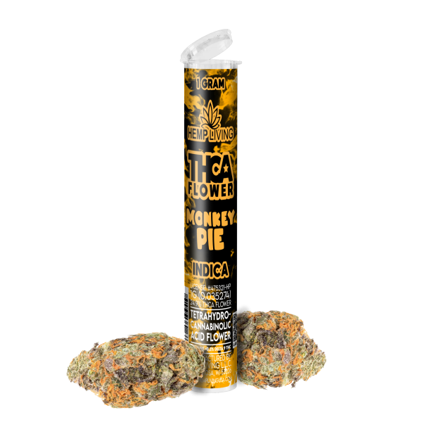 Hemp Living – THCA Flower 1g Pre-roll – Monkey Pie