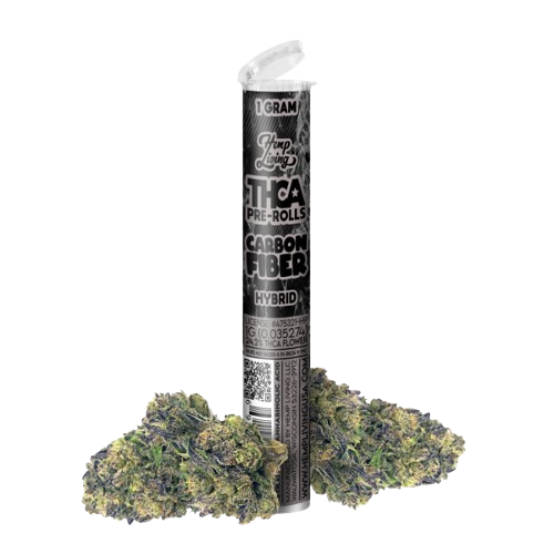 Hemp Living – THCA Flower 1g Pre-roll – Carbon Fiber