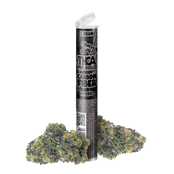 Hemp Living – THCA Flower 1g Pre-roll – Carbon Fiber