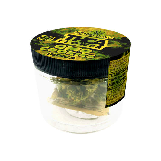 Hemp Living – THCA Flower 3.5g Jar – GMO Cookies