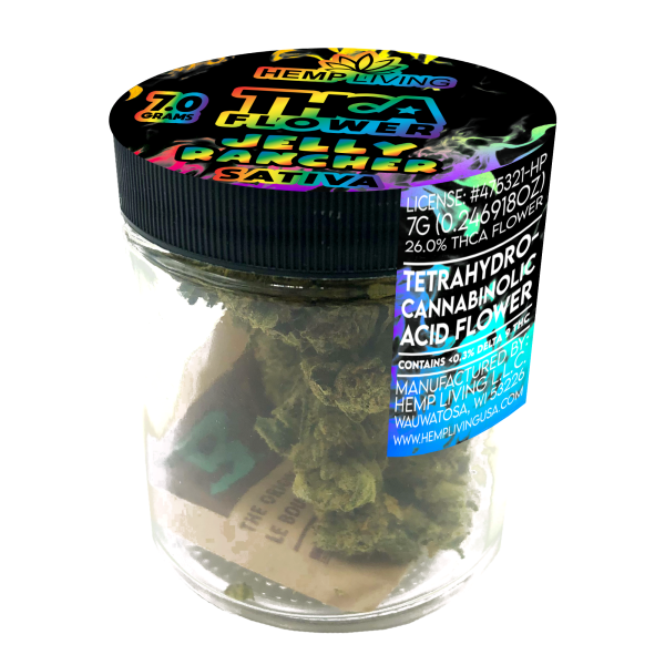 Hemp Living – THCA Flower 7g Jar – Jelly Rancher