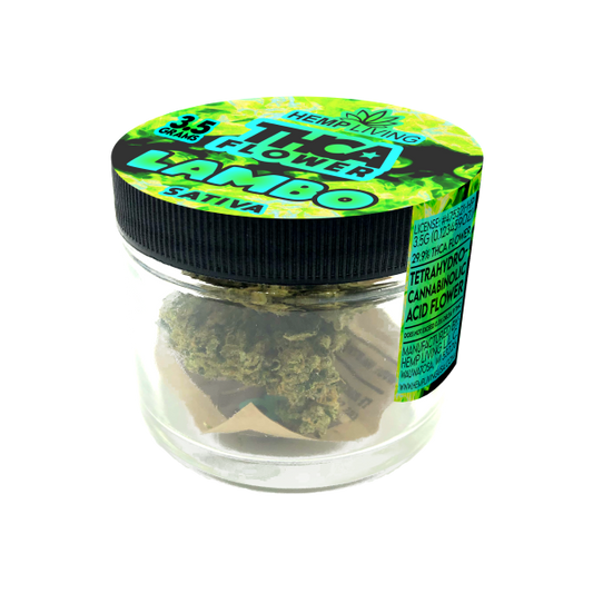 Hemp Living – THCA Flower 3.5g Jar – Lambo