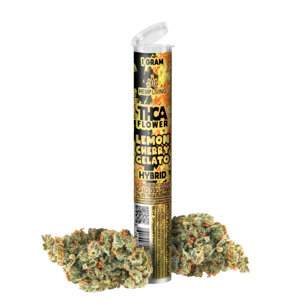 Hemp Living – THCA Flower 1g Pre-roll – Lemon Cherry Gelato