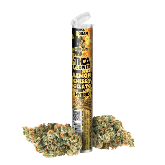 Hemp Living – THCA Flower 1g Pre-roll – Lemon Cherry Gelato