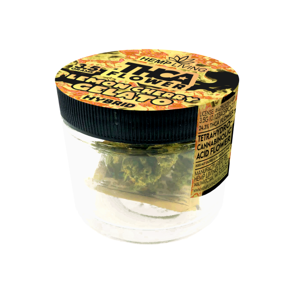 Hemp Living – THCA Flower 3.5g Jar – Lemon Cherry Gelato