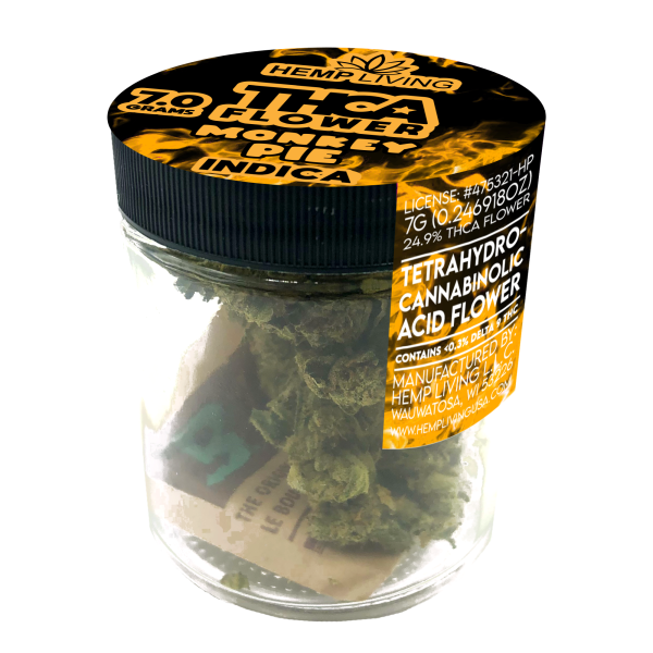 Hemp Living – THCA Flower 7g Jar – Monkey Pie