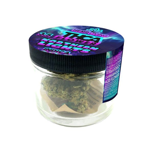 Hemp Living – THCA Flower 3.5g Jar – Northern Lights