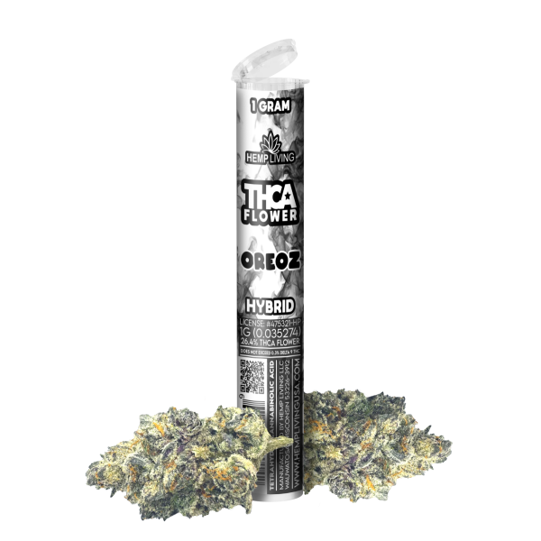 Hemp Living – THCA Flower 1g Pre-roll – Oreoz