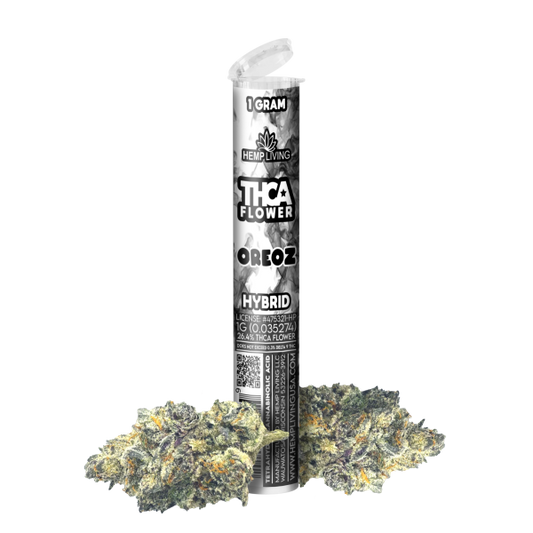 Hemp Living – THCA Flower 1g Pre-roll – Oreoz