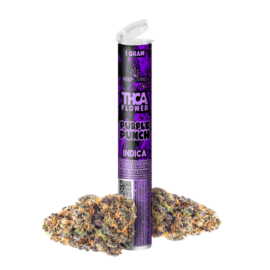 Hemp Living – THCA Flower 1g Pre-roll – Purple Punch