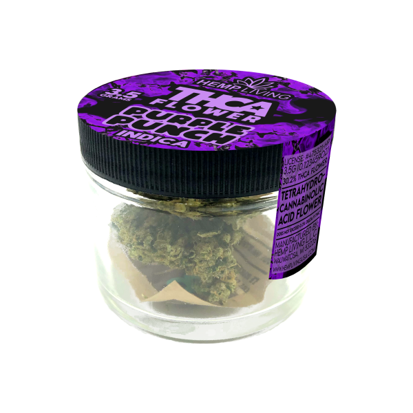 Hemp Living – THCA Flower 3.5g Jar – Purple Punch