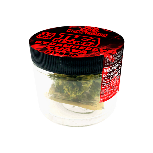 Hemp Living – THCA Flower 3.5g Jar – Strawberry Guava