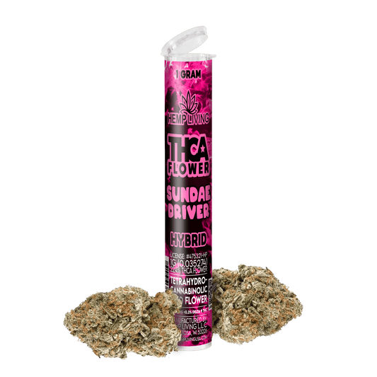 Hemp Living – THCA Flower 1g Pre-roll – Sundae Driver