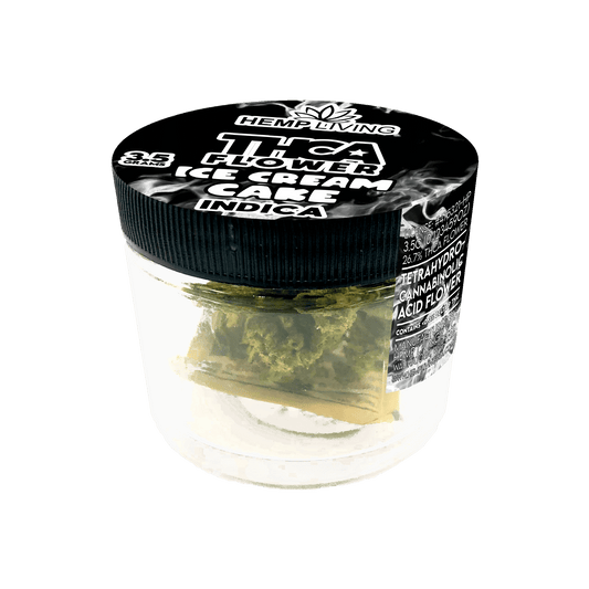 Hemp Living – THCA Flower 3.5g Jar – Ice Cream Cake