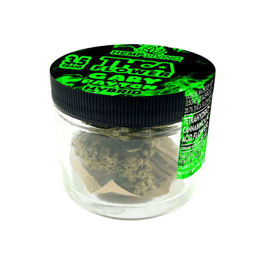 Hemp Living – THCA Flower 3.5g Jar – Gary Payton