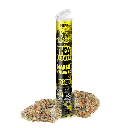 Hemp Living – THCA Flower 1g Pre-roll – Marshmallow